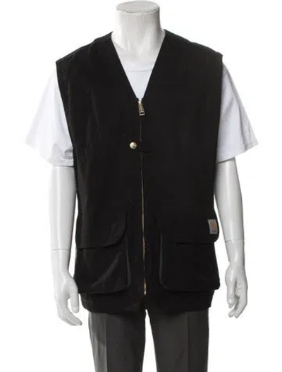 Pre-owned Carhartt Utility Jacket In Black