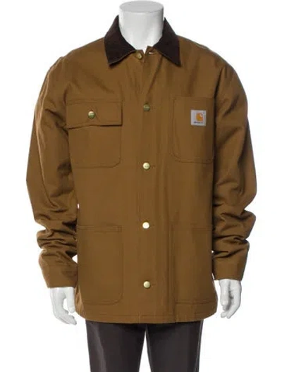 Pre-owned Carhartt Utility Jacket In Brown