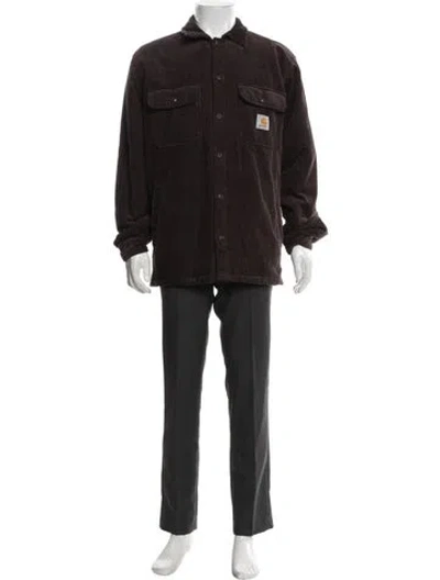 Pre-owned Carhartt Utility Jacket In Brown
