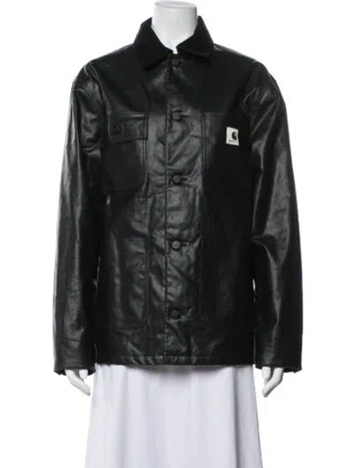 Pre-owned Carhartt Utility Jacket W/ Tags In Black