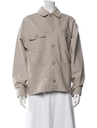 Pre-owned Carhartt Utility Jacket W/ Tags In Neutral