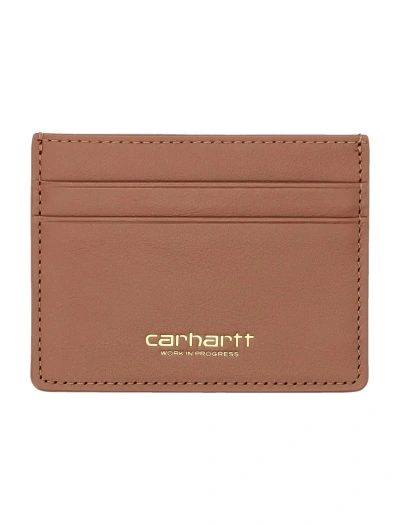 Carhartt Vegas Card Holder In Cognac Gold