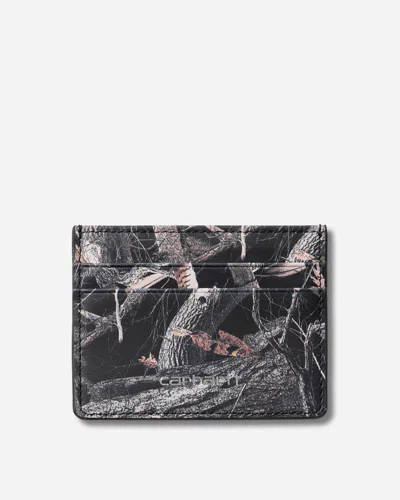 Carhartt Vegas Cardholder Camo Feather Tree / Black In Multicolor