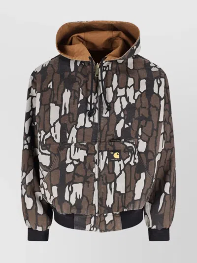 Carhartt Versatile Hooded Jacket Featuring Pockets In Multi