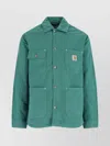 Carhartt Versatile Jacket With Multiple Pockets And Sleeves In Green