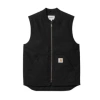 Carhartt Canvas Waistcoat Front Pockets Sleeveless Design In Black