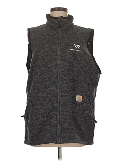 Pre-owned Carhartt Vest In Gray