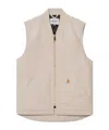 Carhartt Dearborn Canvas Classic Vest In Nude
