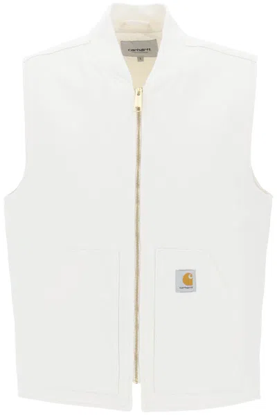 CARHARTT VEST WITH LOGO PATCH