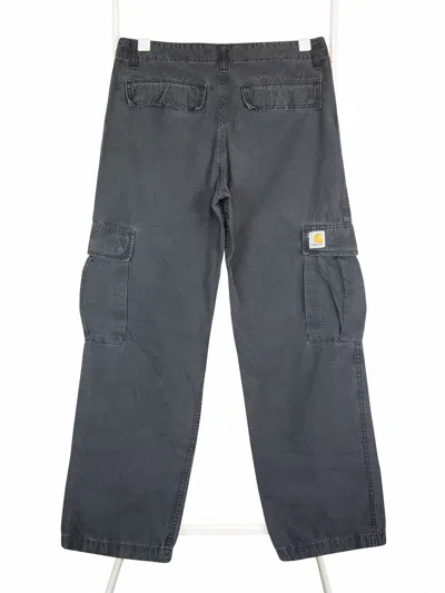 Pre-owned Carhartt Vintage Cargo 90's Pants In Gray