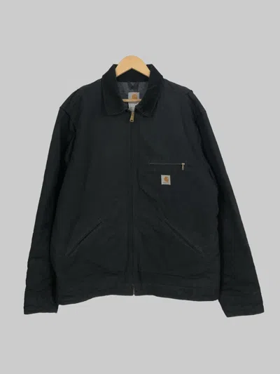 Pre-owned Carhartt Vintage  Detroit Work Jacket (dickies) In Black