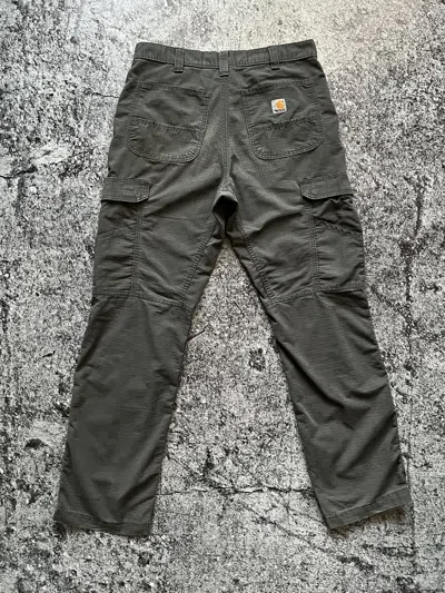 Pre-owned Carhartt Vintage  Work Pants Cargo Multipocket Size 32x32 In Gray