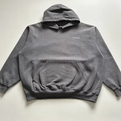 Pre-owned Carhartt Vintage  Workwear Hoodie Sweatshirt 2xl Gray