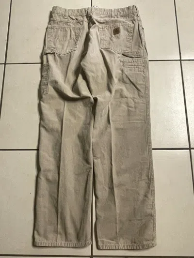 Pre-owned Carhartt Vintage Y2k  Carpenter Pants Baggy In Brown