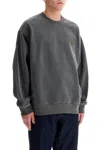 Carhartt Ribbed Cuffs And Hem Sweatshirt In Gray