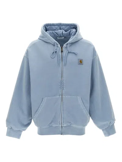 Carhartt Wip Hooded Sweatshirt Nelson Jacket Cotton In Blue
