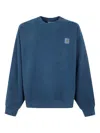 Carhartt Vista Logo-patch Sweatshirt In Blue