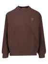 Carhartt Vista Sweat Garment Dyed Sweatshirts Brown In Red