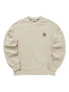 Carhartt Wip Main Logo Crewneck Sweatshirt In Neutral