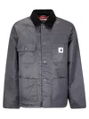 Carhartt W Alumni Chore Coat In Gray
