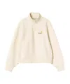 Carhartt W' American Script High Neck Sweatshirt In Neutral