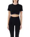 Carhartt W Script Crop Top In Black