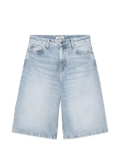 Carhartt Wip Belmont Long Denim Shorts In Blue