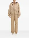 Carhartt W' Bib Organic-cotton Overalls In Neutral