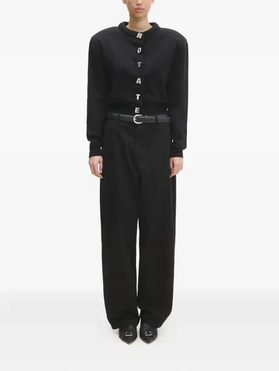 Carhartt W' Brady Wide-leg Trousers In Black