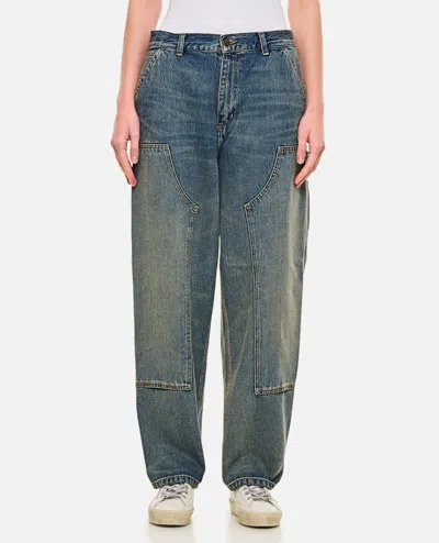 Carhartt W' Brandon Double Knee Pant 'smith' Denim In Blue