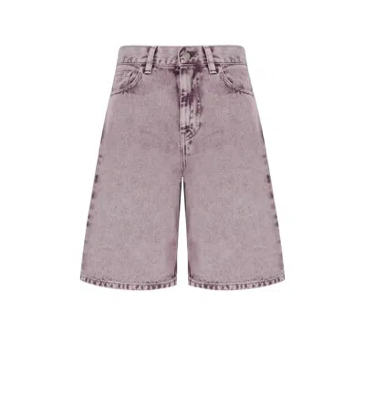 Carhartt W' Brandon Purple Bermuda Shorts