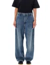 Carhartt Jeans  Wip Woman Color Denim In Blue Dark Used Wash
