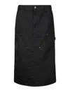Carhartt W Double Knee Skirt Hubbard In Black