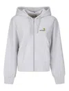 Carhartt W Hooded American Script Jacket In Brown