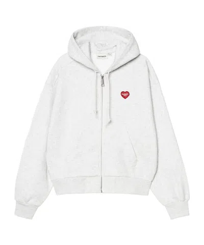 Carhartt W' Hooded Heart Ii Hartt Jacket 139.00 In White