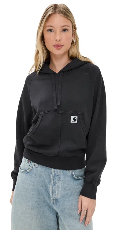 Carhartt W Hooded Hudson Sweatshirt Black