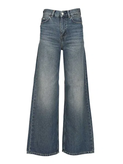 CARHARTT W' JANE PANT ORGANIC COTTON DENIM DARK USED WASH JEANS BLUE