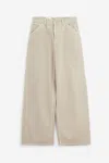 Carhartt Beige Jens Trousers In Cream