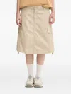 Carhartt W' Kingston Cargo-pockets Midi Skirt In Neutral