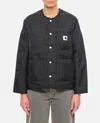 Carhartt Wip Snap Button Jacket In Black