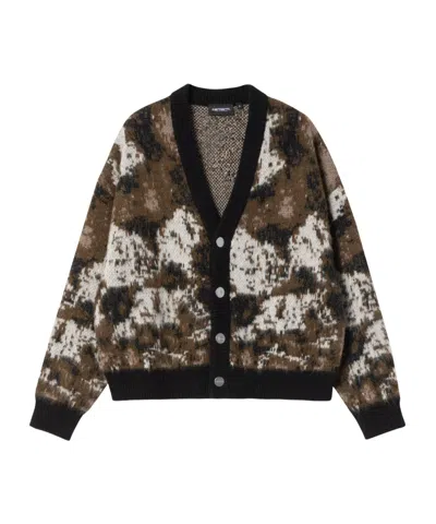 Carhartt W' Merlin Cardigan In Brown