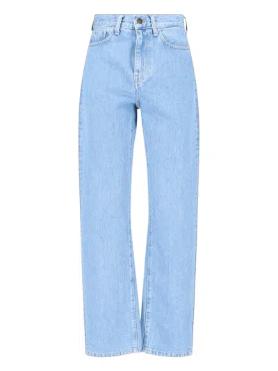 Carhartt 'w' Noxon Pant' Straight Jeans In Light Blue