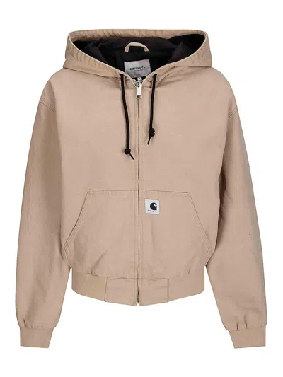 Carhartt W Og Active Jacket In Brown