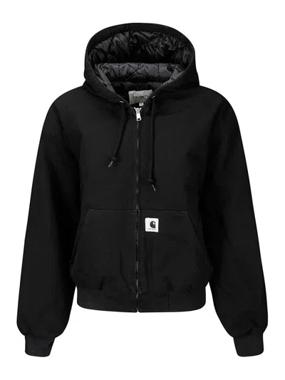 Carhartt W Og Active Jacket Dearborn In Black