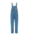Carhartt Straight Bib Overall In Denim Blue In Blue