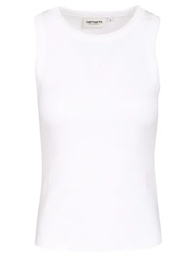 Carhartt W Philips A-shirt Top In White