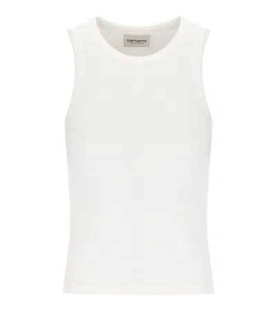 Carhartt W' Philips White Ribbed Top