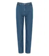 Carhartt Straight Denim Pant Tool Pockets In Blue