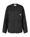 Carhartt Wip Snap Button Jacket In Black