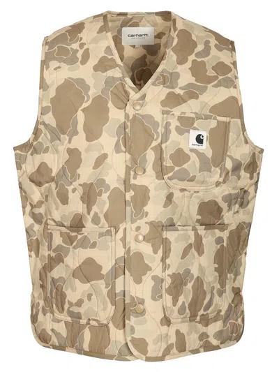 CARHARTT W' SKYLER VEST 100% RECYCLED POLYESTER RIPSTOP JACKETS CAMOUFLAGE